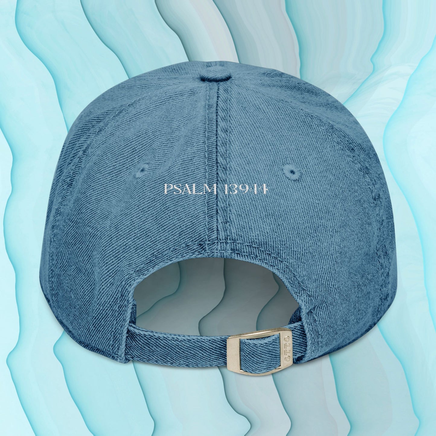 Custom Made By God Denim Hat | Black Color| Blue Color