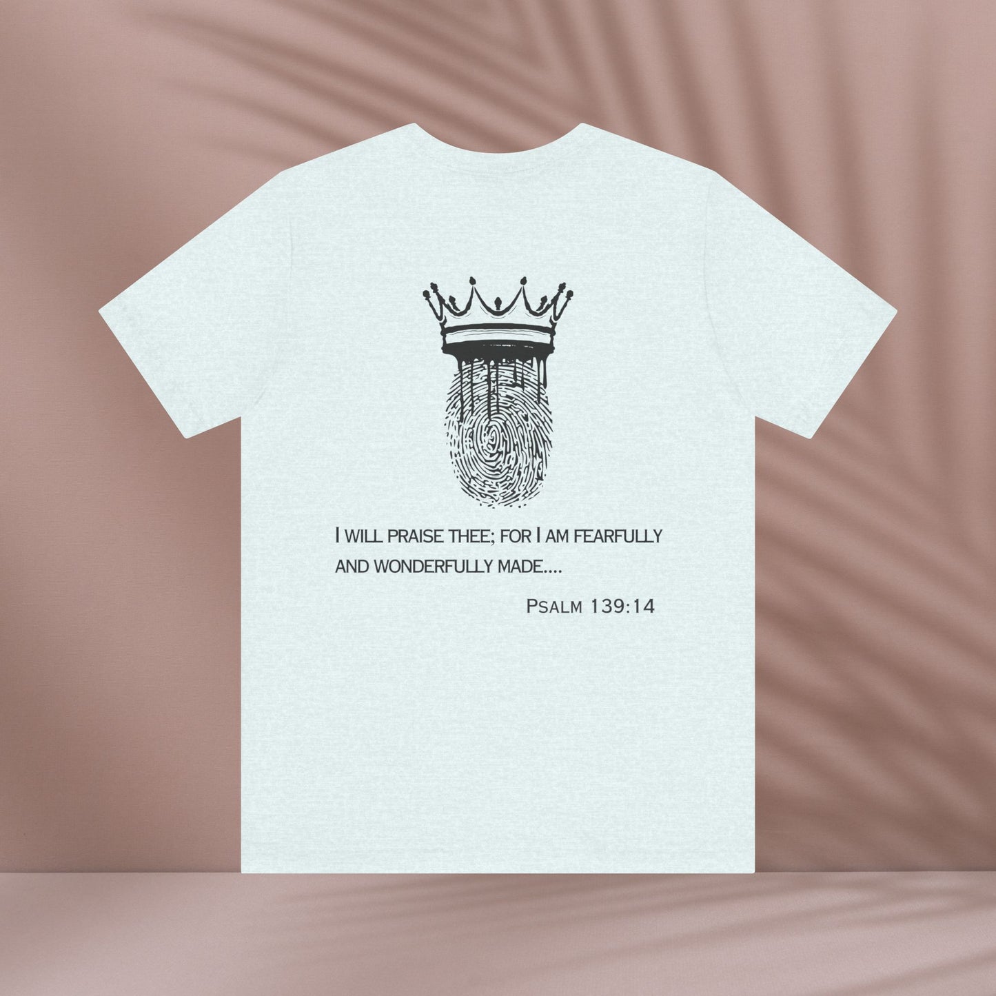 Custom Made By God OVER Counterfeit | Blue Lightning Edition | Unisex T-shirt