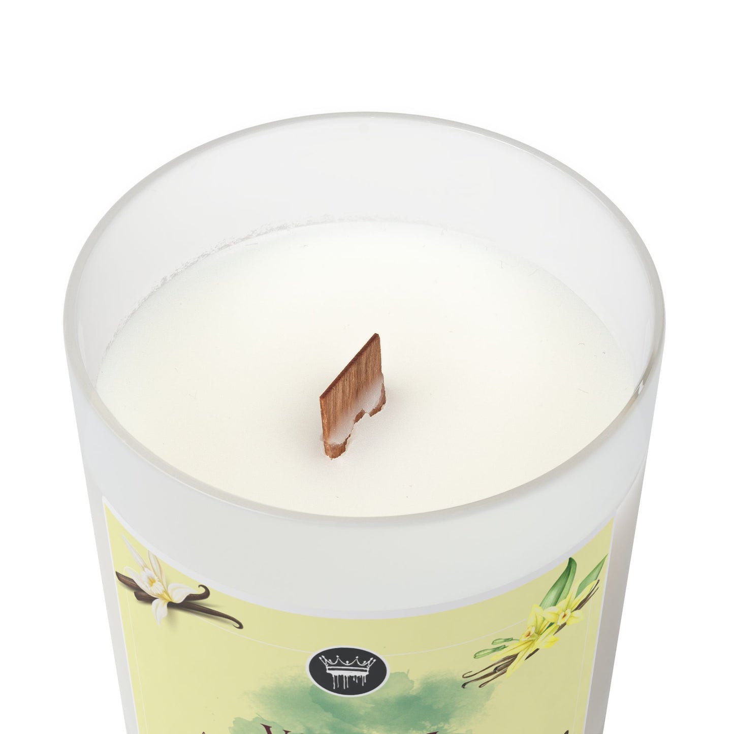 Frosted Glass Candle | Vanilla | Mango Coconut, 11oz