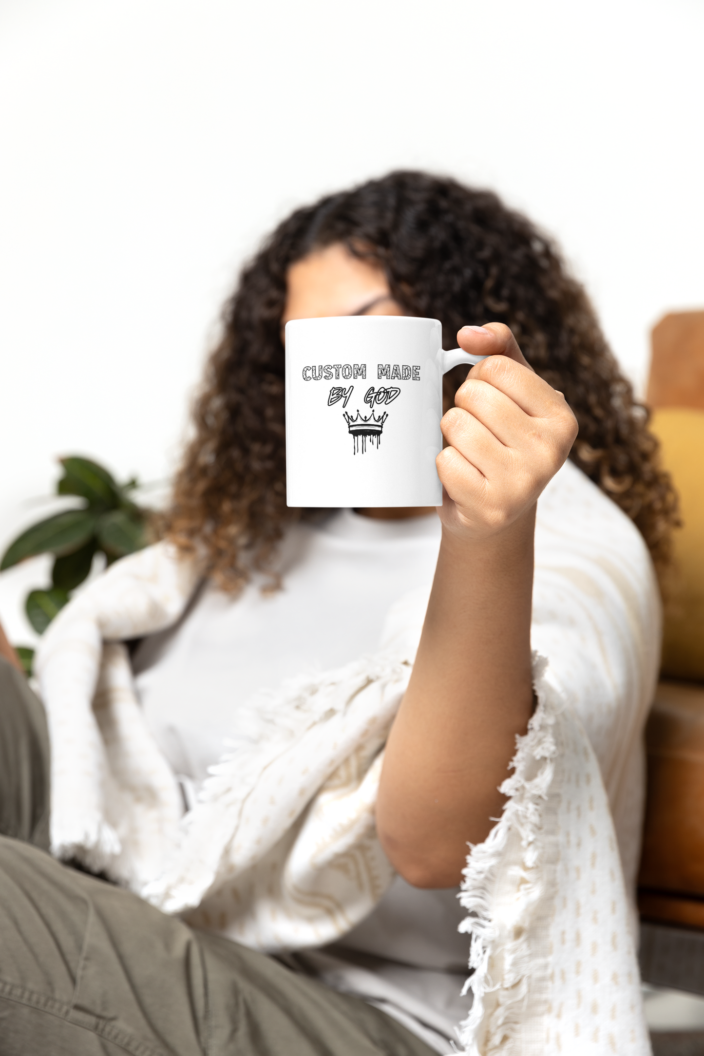 Custom Made by God Crowned | Ceramic Mug 15 oz