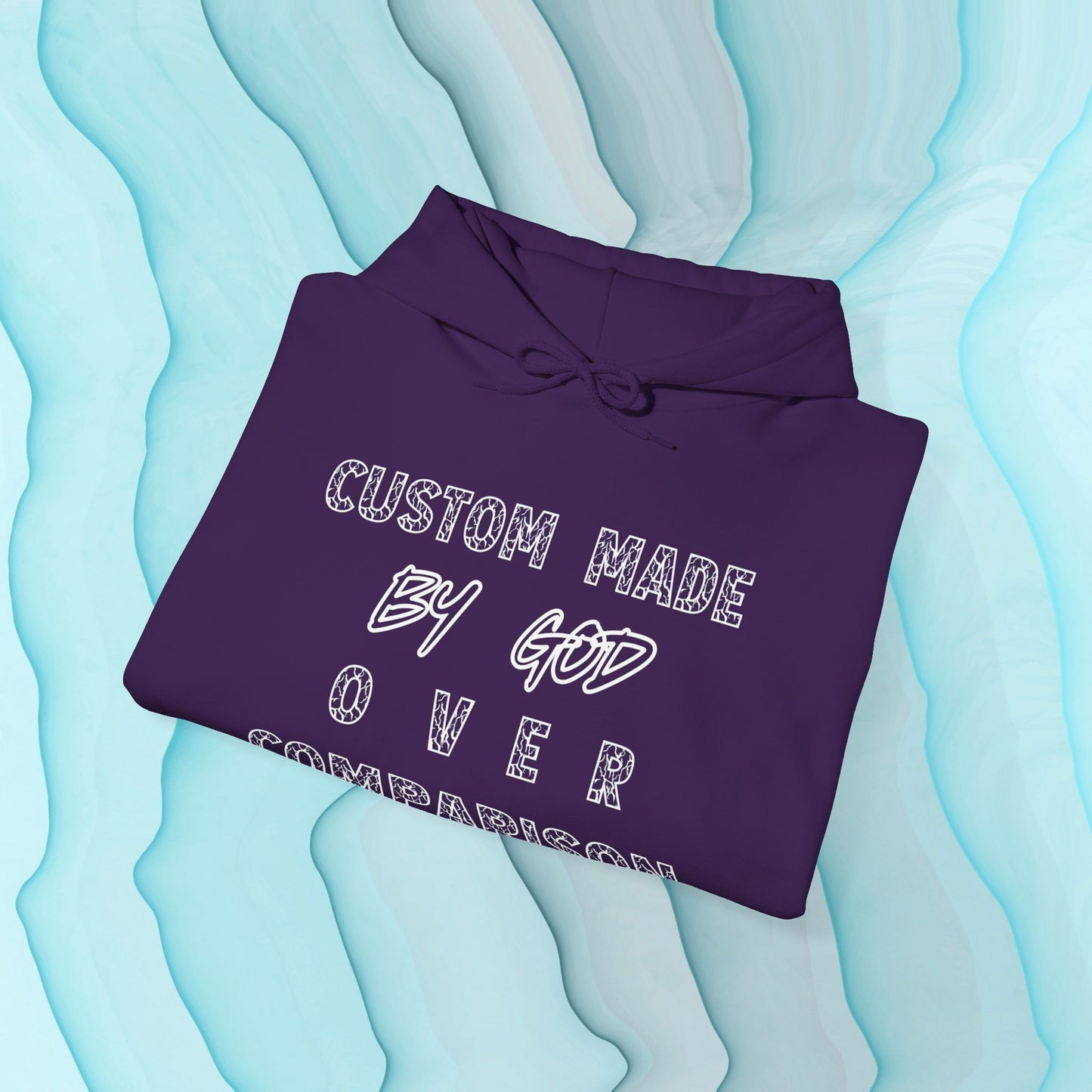 C.M.B.G OVER Comparison | Blue Bubble |  Unisex Hoodie| Front & Back