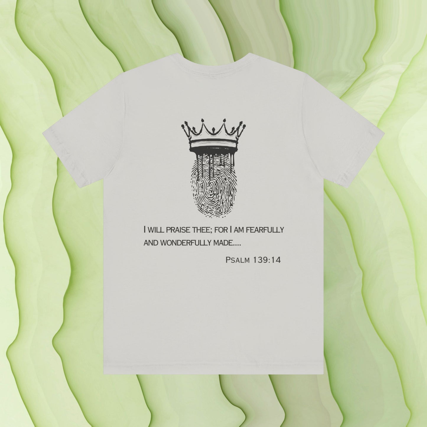 Custom Made By God OVER Counterfeit | Green Lightning Edition | Unisex T-shirt