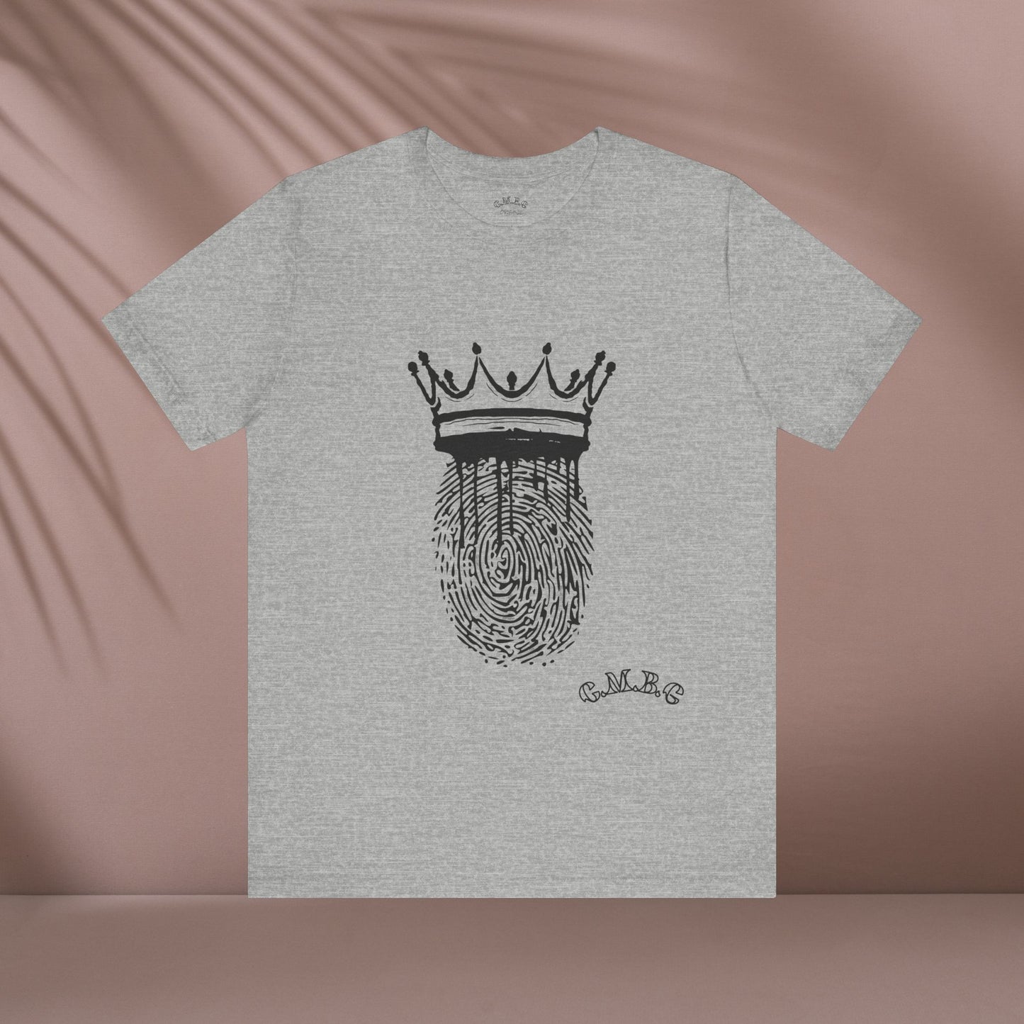 C.M.B.G Crowned Identity Tee | Black Print | Unisex Jersey T-shirt