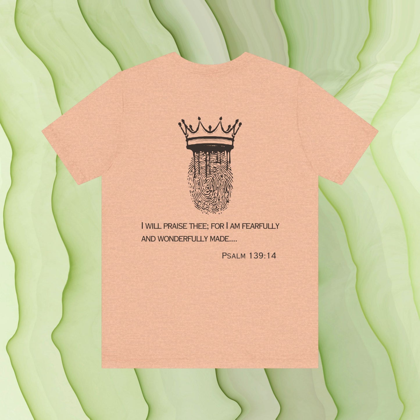 Custom Made By God OVER Counterfeit | Green Lightning Edition | Unisex T-shirt