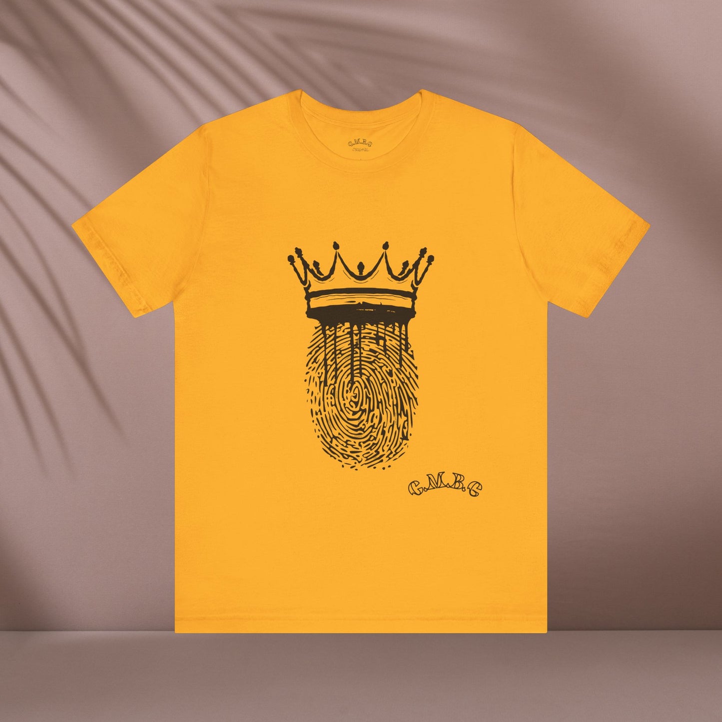 C.M.B.G Crowned Identity Tee | Black Print | Unisex Jersey T-shirt