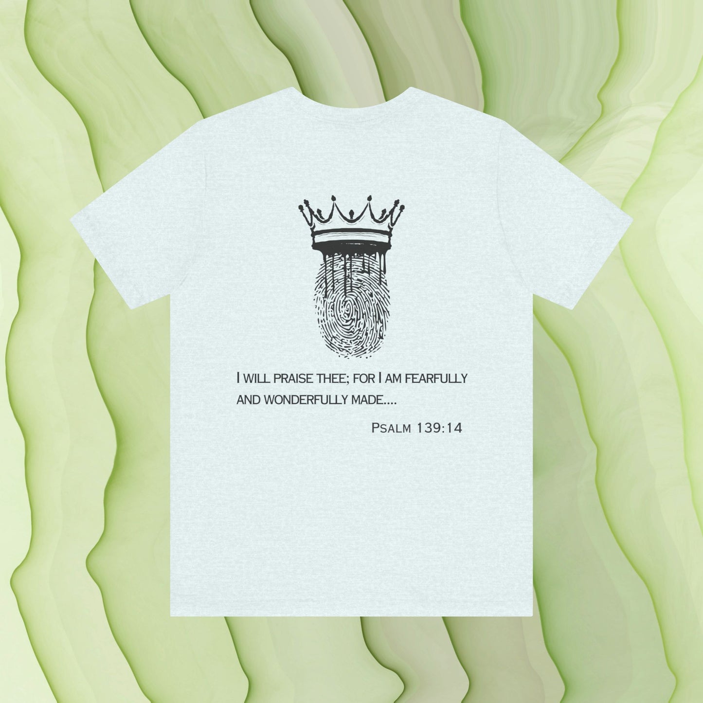 Custom Made By God OVER Counterfeit | Green Lightning Edition | Unisex T-shirt