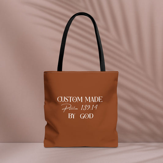 Custom Made by God| Autumn Tote Bag | Psalm 139:14
