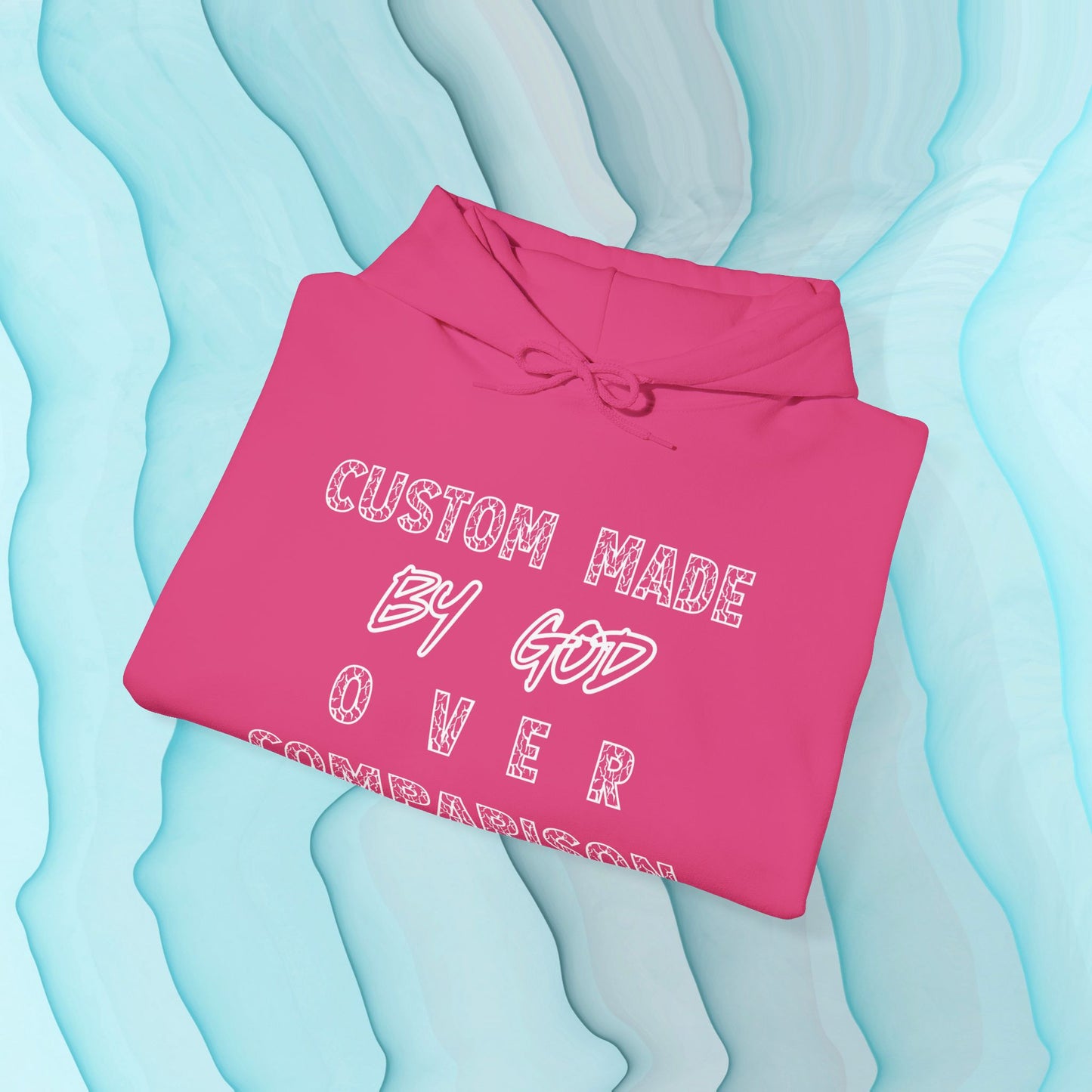 C.M.B.G OVER Comparison | Blue Bubble |  Unisex Hoodie| Front & Back