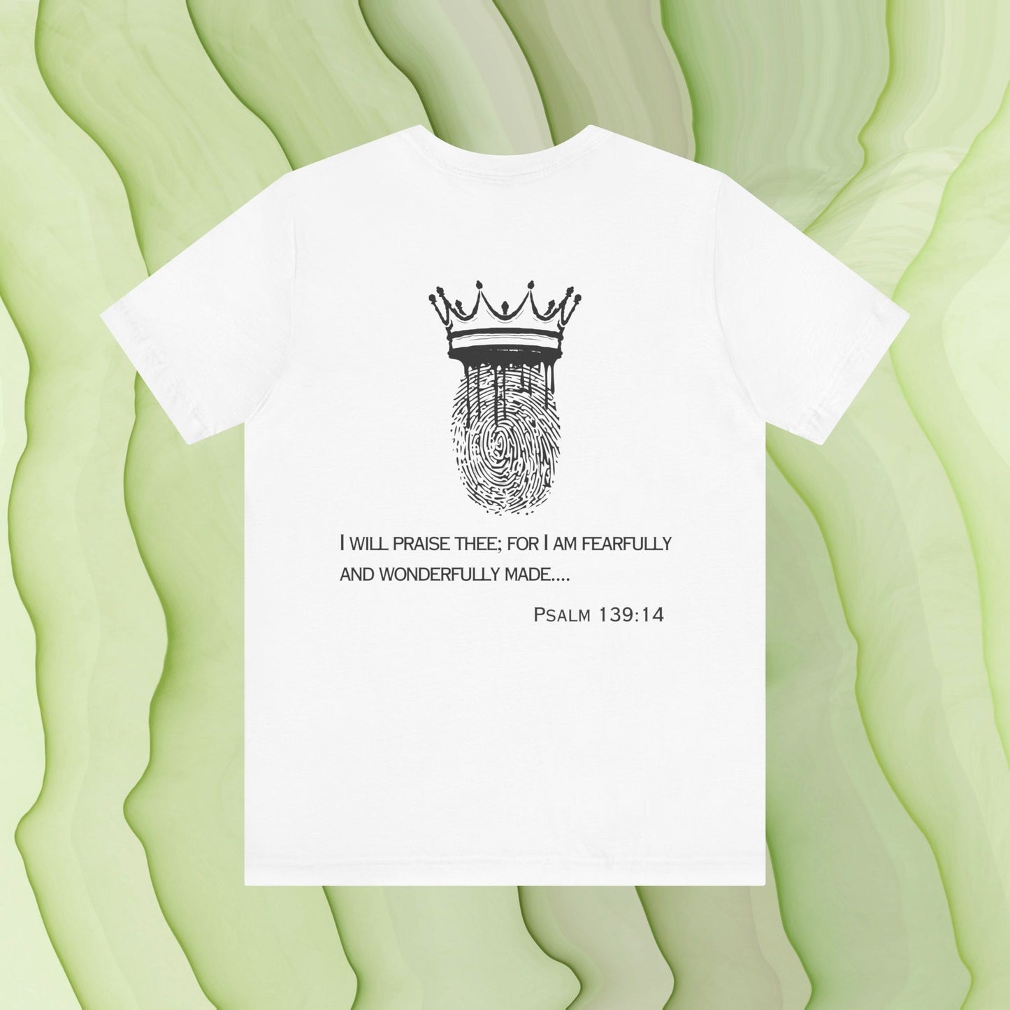 Custom Made By God OVER Counterfeit | Green Lightning Edition | Unisex T-shirt